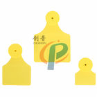 Étiquettes jaunes de moutons et de chèvre/identification en plastique de bétail de marque d'oreille de porc de TPU